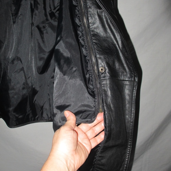 JACKET COAT LEATHER WOMEN THERMAL INSULATION M - Picture 5 of 8